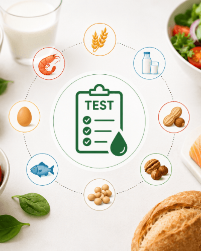 TEST BIOLOGIQUE - INTOLERANCES ALIMENTAIRES